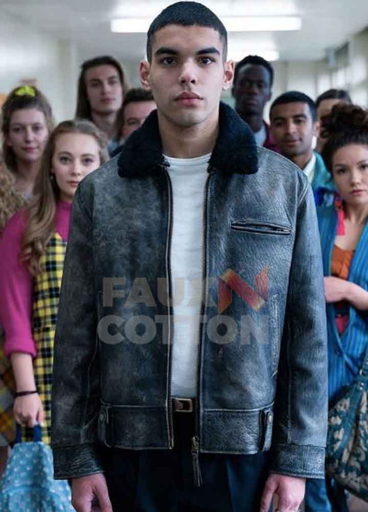 Sex Education Rahim Distressed Jacket